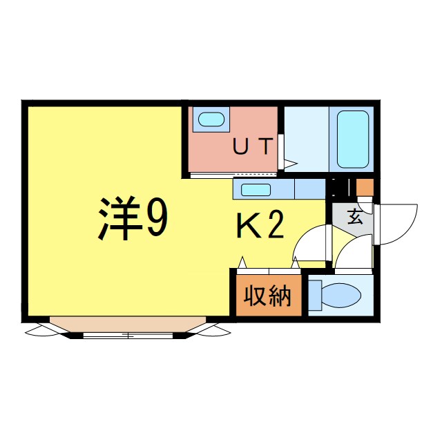 間取り図 エルム医大前C