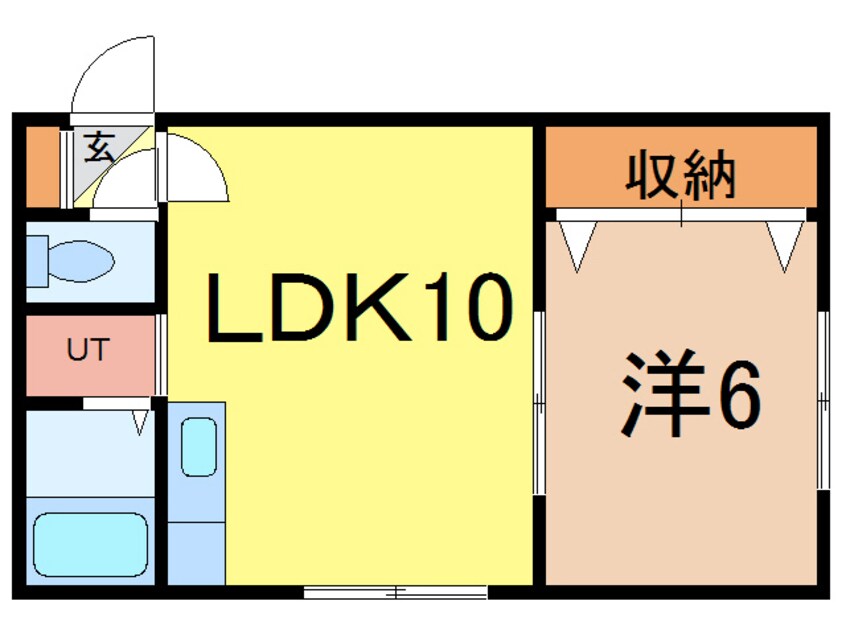 間取図 カサグレースA