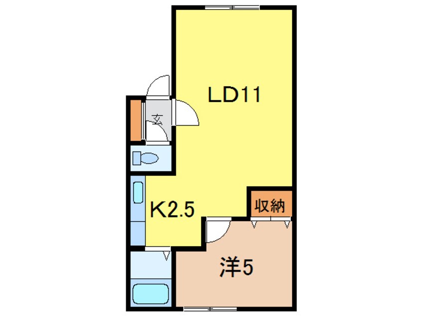間取図 カサグレースA
