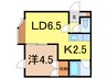 スイング 1LDKの間取り