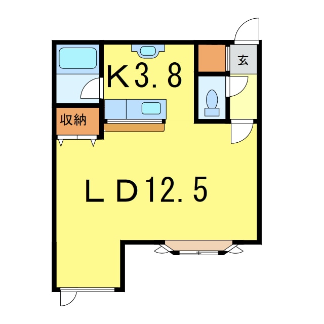 間取り図 ルート医大前Ｃ