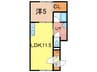 ラフレーズ8条通 1LDKの間取り