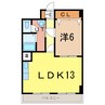 丸タカビル 1LDKの間取り