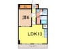 丸タカビル 1LDKの間取り