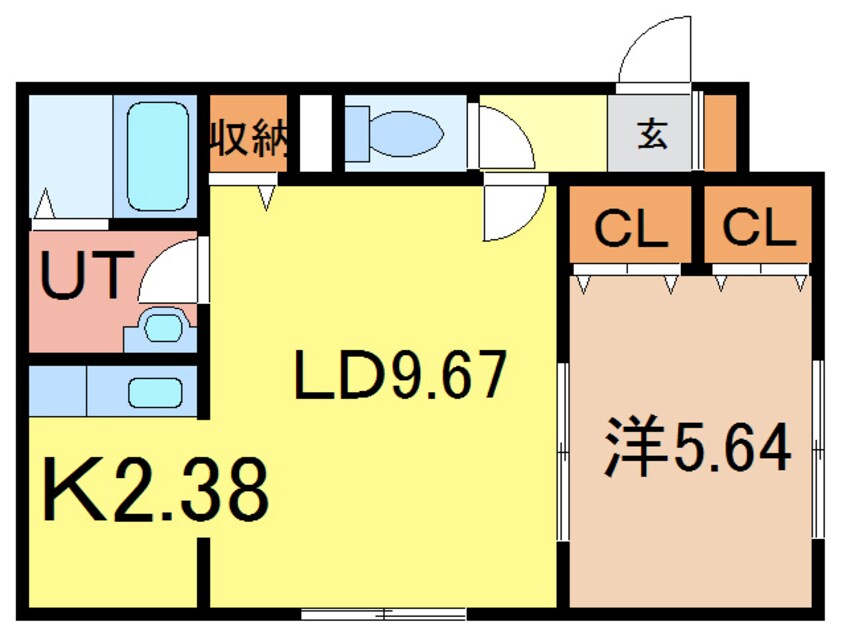 間取図 シノン5条