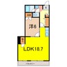 ESY旭川 1LDKの間取り