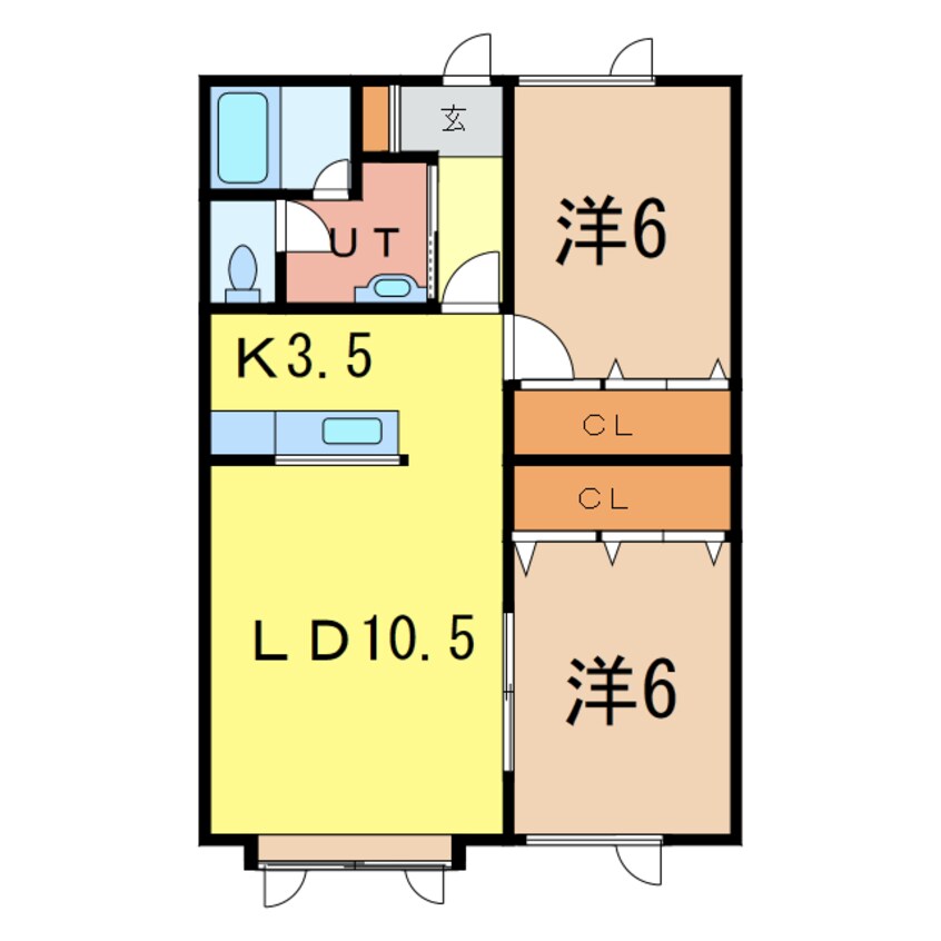 間取図 カーサエクランⅡ