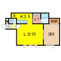 コルサージュの間取図