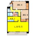 アピアビル日赤前の間取図