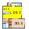 bonds 1LDKの間取り