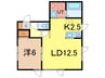 四季の花　北欧館Ｃ 1LDKの間取り