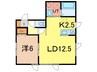 四季の花　北欧館Ｃ 1LDKの間取り