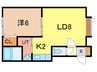 サンピア８・９ 1LDKの間取り