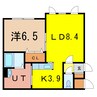 lino grace 1LDKの間取り