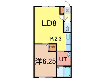 間取図 ダイヤハイツ2・16