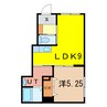 La Rochelle 1LDKの間取り