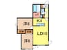 RelacheＶ 2LDKの間取り