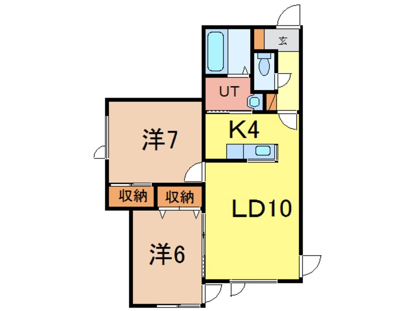 間取図 Ｒｅｌａｃｈｅ　Ｖ