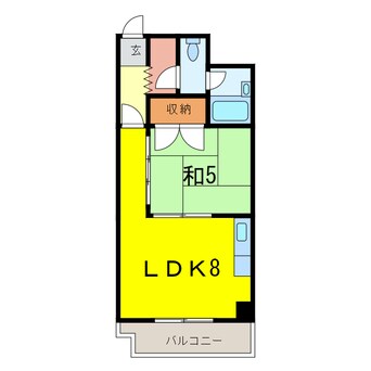 間取図 114池尻マンション