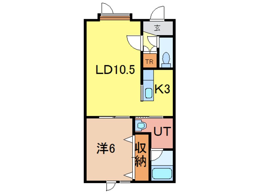 間取図 けいコーポ