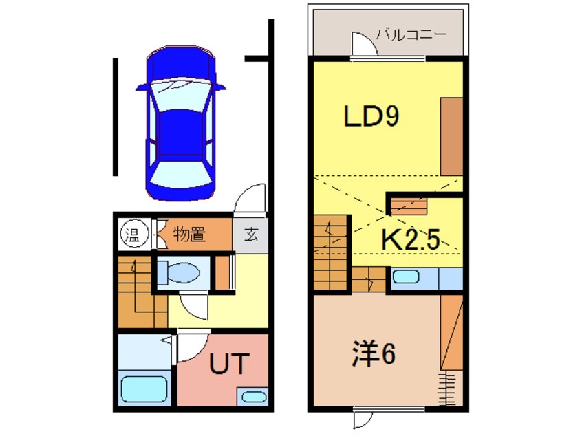 間取図 Ｔ．Ｍ．Ｓ　Ｂ棟