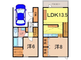 間取図 Ｔ．Ｍ．Ｓ　Ｃ棟