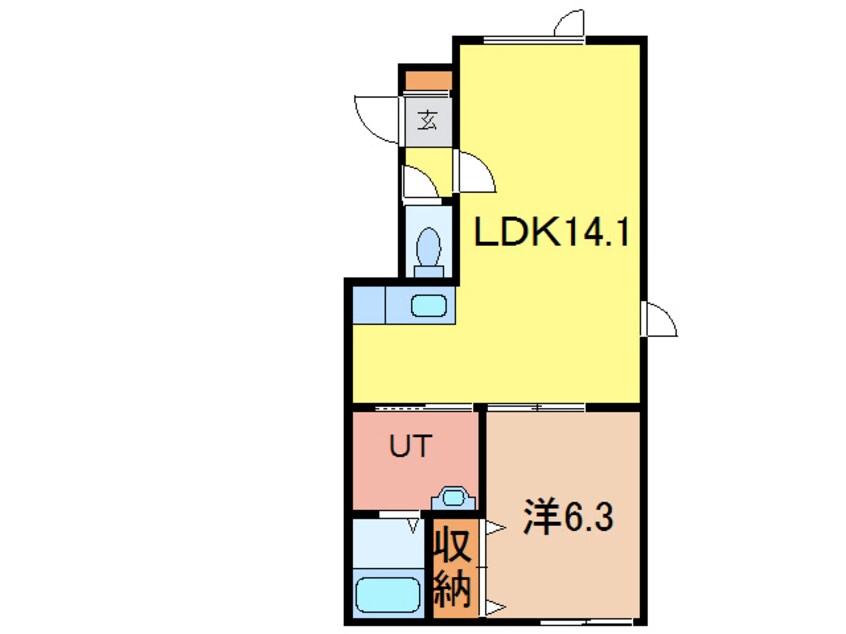 間取図 ハピネス聖園