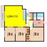 グランデ１ 3LDKの間取り