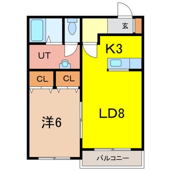 間取図 シャンノール医大前