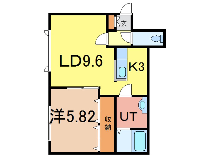 間取図 ピアコートシャンテ