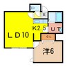 ファーレン 1LDKの間取り