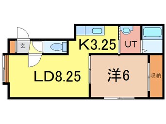 間取図 グランクレール３・３