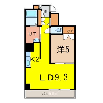 間取図 UN　ESPACE四条邸