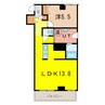 UN　ESPACE四条邸 1LDKの間取り