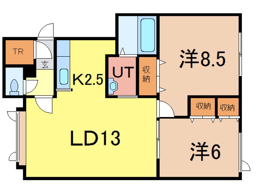 間取図 プリウスⅡ