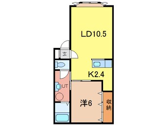 間取図 アリュール東光