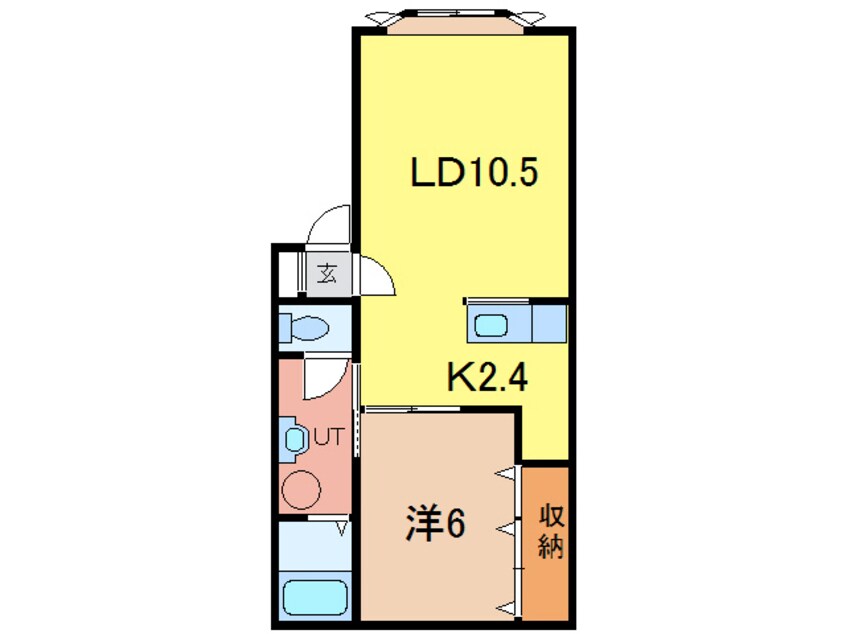 間取図 アリュール東光