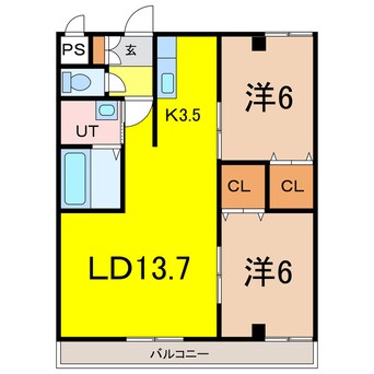 間取図 SUN PARFUM
