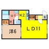 Ｍocca 1LDKの間取り