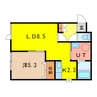 Ｓｔｅｌｌａ　豊岡2-1 1LDKの間取り