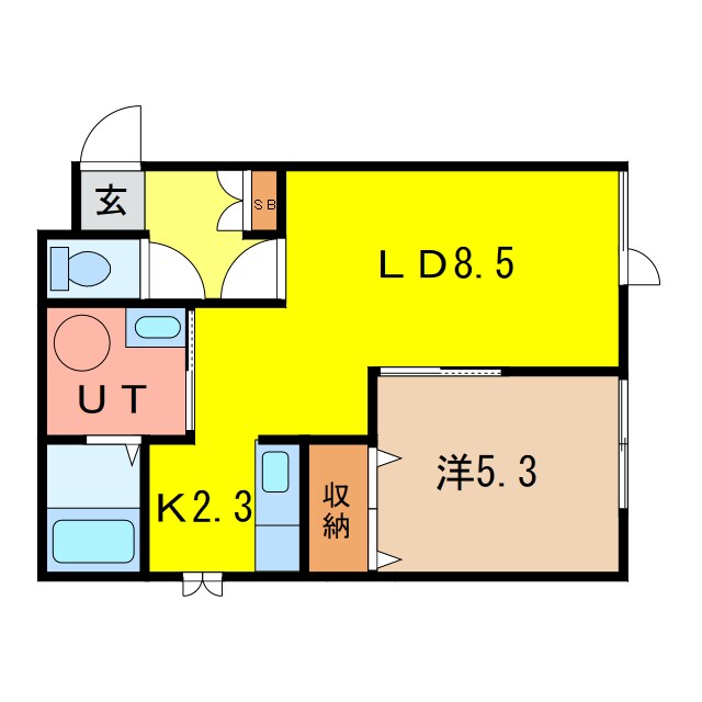 間取り図 Ｓｔｅｌｌａ　豊岡2-1