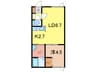 Ｌｉｃｏ（川端） 1LDKの間取り