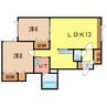 Ｂｌｏｏｍ 2LDKの間取り