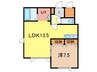 みんとはうす 1LDKの間取り