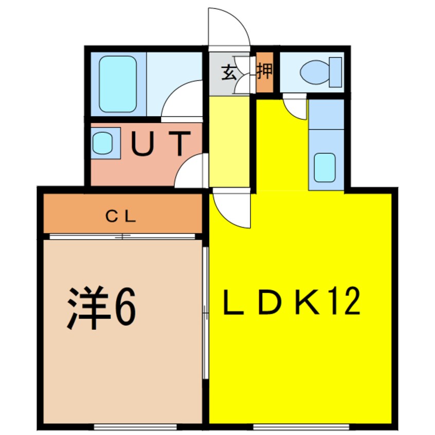 間取図 ウエストＥ