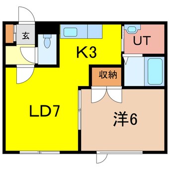 間取図 バードヒルハイツＡ棟