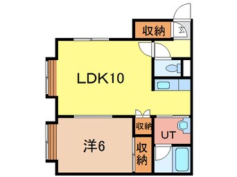 間取図 シャンフＢ棟