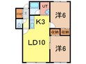 ベルフラワーＥの間取図