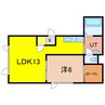 ＹＳハイツ（旭町） 1LDKの間取り