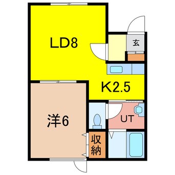 間取図 ＢｅＭｏｏｎ